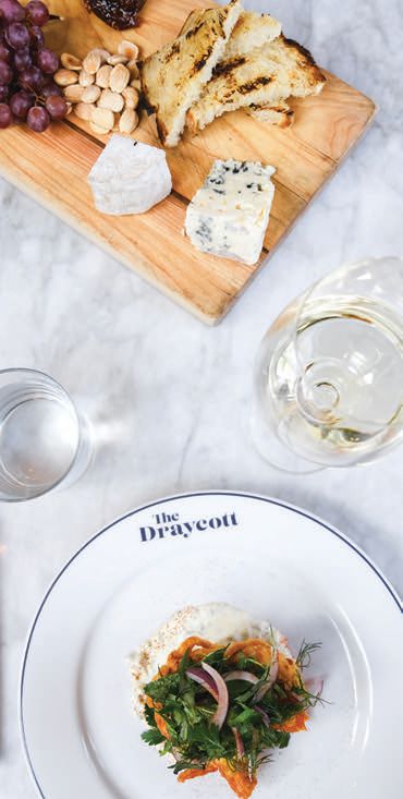 A cheese selection at The Draycott paired with crispy soft-shell crab PHOTO COURTESY OF BOUJIS GROUP