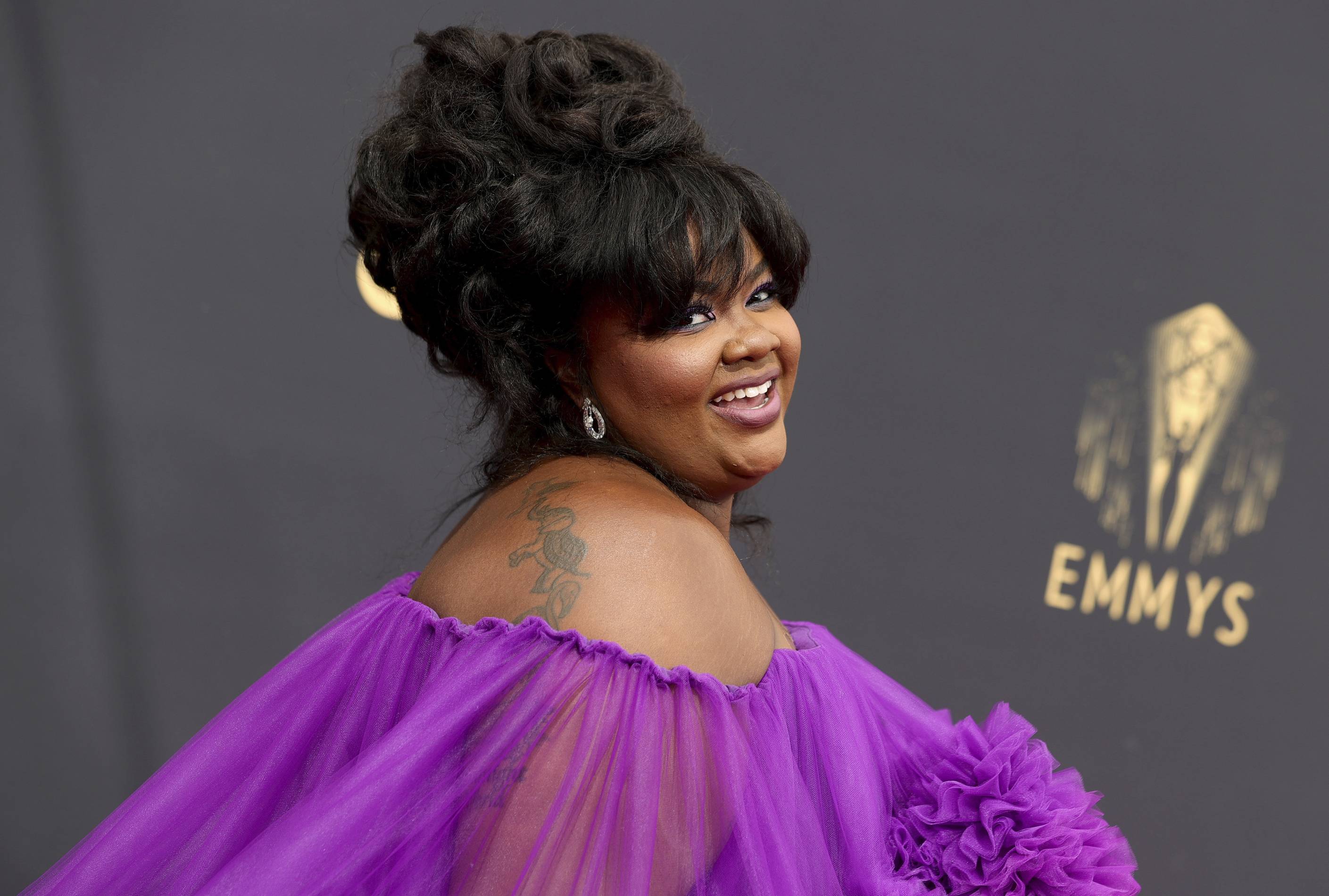 Nicole Byer attends the 2021 Emmys